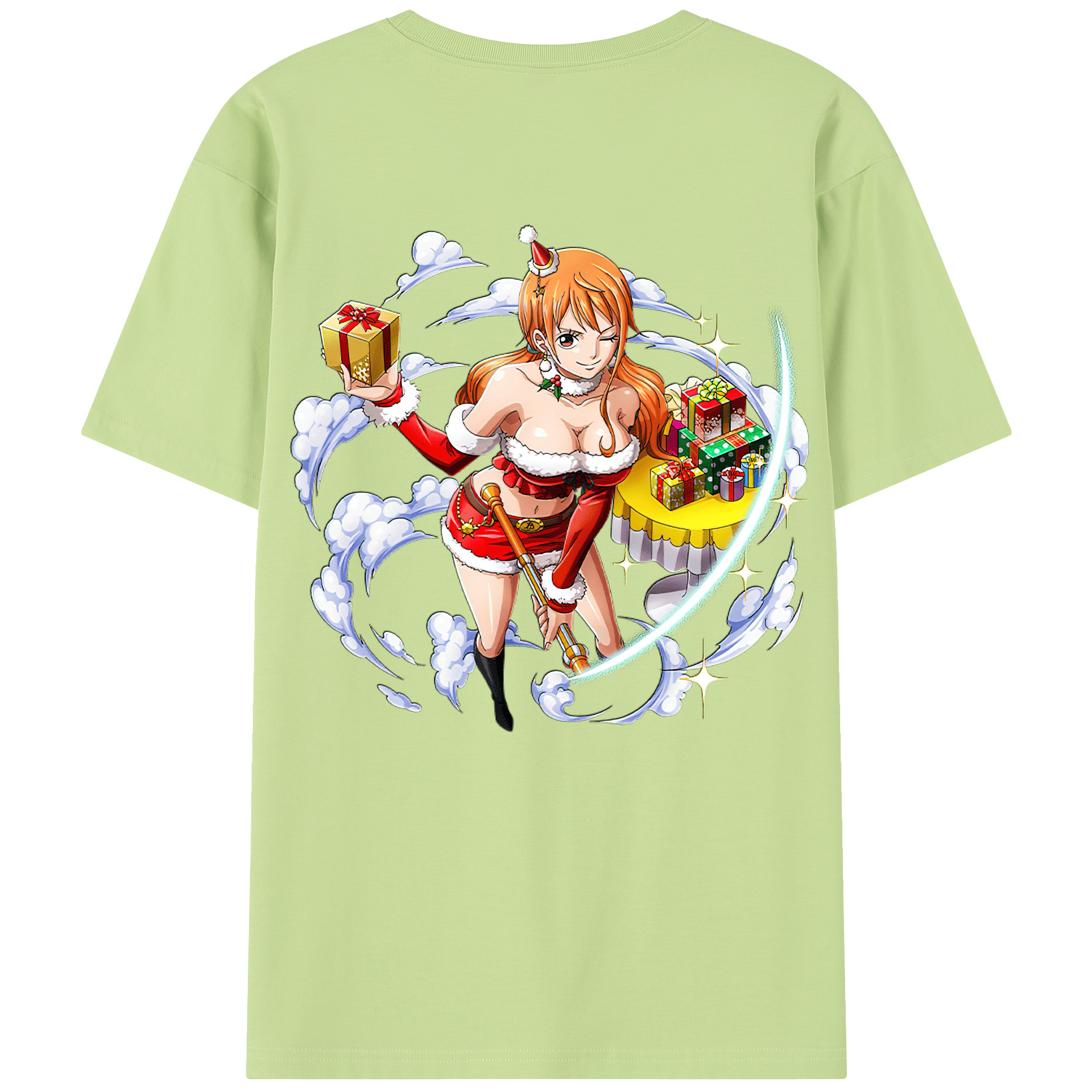 ワンピース ナミ ONE PIECE Nami 綿100％半袖Tシャツ（背面プリント）
